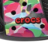 Крокс Слайд Шльопанці Чорні Crocs Classic Bubble Block Slide Black / Multi