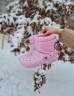 Женские сапоги Крокс Розовые Crocs Classic Lined Neo Puff Boot Ballerina Pink