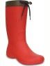 Крокс Чоботи Гумові Жіночі Червоні від Дощу Crocs Womens Freesail Rain Boot Flame Red