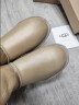 УГГ Жіночі Шкіряні бежево-Золоті з Гдзиком Сваровскі UGG Women Leather Beige-Gold 