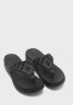 Крокс Шльопанці Вьетнамки Чорні Crocs Monterey Shimmer Low Top Wedges Black