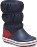 Сапоги Крокс Нави Синие Crocs  Crocband Winter Boot Navy/Red