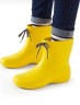 Крокс Чоботи Гумові Жіночі Жовті Crocs Freesail Shorty Rain Boot Yellow Lemon