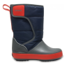 Сапоги Крокс Нави Синие с Красным Crocs LodgePoint Snow Boots Navy/Slate Grey