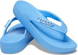 Крокс Класік Платформа Голубі Crocs Classic Platform Flip Oxygen
