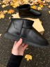 Угг Ультра Міні Чорні Шкіряні UGG Classic Ultra Mini Black Leather 
