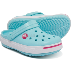 Крокс Сабо Крокбенд II Голубі Дитячі Crocs Crocband II Kids Clogs Ice Blue/Candy Pink