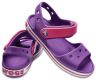 Крокс Сандалі Фіолетові Дитячі Crocs Crocband Sandal Amethyst/Paradise Pink