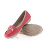 Крокс Балетки Жіночі Crocs Wrap Womens  Ballet Flat Mocassin Moc Toe Slip On Shoe ColorLite Red Pink