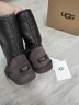 УГГ Жіночі Коричневі Шкіряні Гладкі Середні UGG Australia Medium Brown Leather