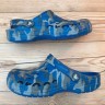 Крокс Бая Клог Принт Сині-Камуфляж Crocs Baya Seasonal Printed Clog Bright Cobalt / Multi