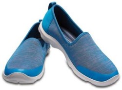 Крокс Мокасини Жіночі Голубі Crocs Busy Day Knit Flat blue