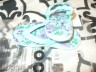 Крокс Крокбенд Фліп Вьетнамки Голубі Kids' Crocband™ Floral Strap Flip Ice Blue