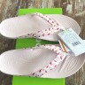 Крокс Вьетнамки Білі з Рожевим Фламінго Crocs Kadee II Seasonal Flamingo/Barely Pink