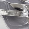 Крокс Вьетнавки Сірі Сріблясті з Лускою Crocs Women's Capri V Sequin Slipper - Silver