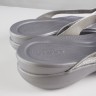 Крокс Вьетнавки Сірі Сріблясті з Лускою Crocs Women's Capri V Sequin Slipper - Silver