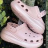 Крокс Классік Краш Клог Пудра-Рожеві Crocs Crush Shimmer Clog Pink Clay
