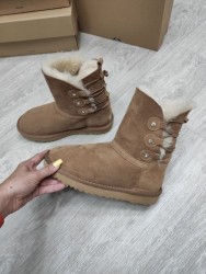 УГГ Жіночі Замшеві Бежеві Середні UGG Medium Suede Beige 