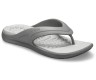 Крокс Серые Crocs Reviva Flip State Grey/Light Grey
