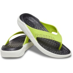 Крокс Вьетнамки Лайтрайт Лаймові Crocs Literide Flip Lime Punch/Almost White 