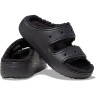 Крокс Классік Шльопанці Чорні з Хутром Crocs Classic  Cozzzy Black