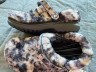 Крокс Сабо Утеплені Чорні Crocs Classic Fur Sure black/Multi Bleach Dye