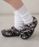 Крокс Сабо Утеплені Чорні Crocs Classic Fur Sure black/Multi Bleach Dye