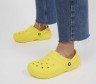 Крокс Класік Клог Жовті з Хутром Crocs Classic Lined Clog Yellow