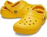 Крокс Класік Клог Жовті з Хутром Crocs Classic Lined Clog Yellow