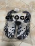 Крокс Класік Клог Платформа Чорні Crocs Classic Clog marbled Black/White