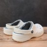 Крокс Бая Клог Білі З Хутром Crocs Baya Lined Clog White