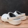 Крокс Бая Клог Білі З Хутром Crocs Baya Lined Clog White