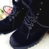  УГГ Жіночі Замшеві Чорні з Хутром UGG AUSTRALIA Winter Boots Black Suede 601-31