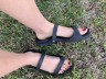 Крокс Клео Сандал Чёрные Crocs Womens Cleo Sandals Black/Black