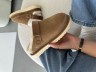 Угг Шльопанці Сандалі Руді (Рижі) Замшеві Ugg Goldenstar Clog Chestnut