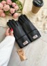 Рукавички Чорні Шкіряні Натуральні UGG Gloves Black Leather