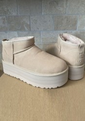 УГГ Ультра Міні Платформа Пісочні Ugg Classic Ultra Mini Platform Mustard Seed Suede