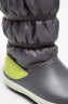 Cапоги Зимние Крокс Серые Crocs Crocband Winter Boot Slate Grey/Lime Punch