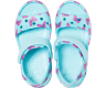 Крокс Сандалі Дитячі Голубі Crocs Bayaband Printed Sandal Ice Blue