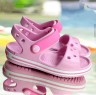 Крокс Крокбенд Сандалі Дитячі Рожеві Crocs Crocband Sandal Ballerina Pink