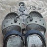 Крокс Крокбенд Сандалі Дитячі Сірі  Crocs Crocband Sandal Light Grey/Navy kids