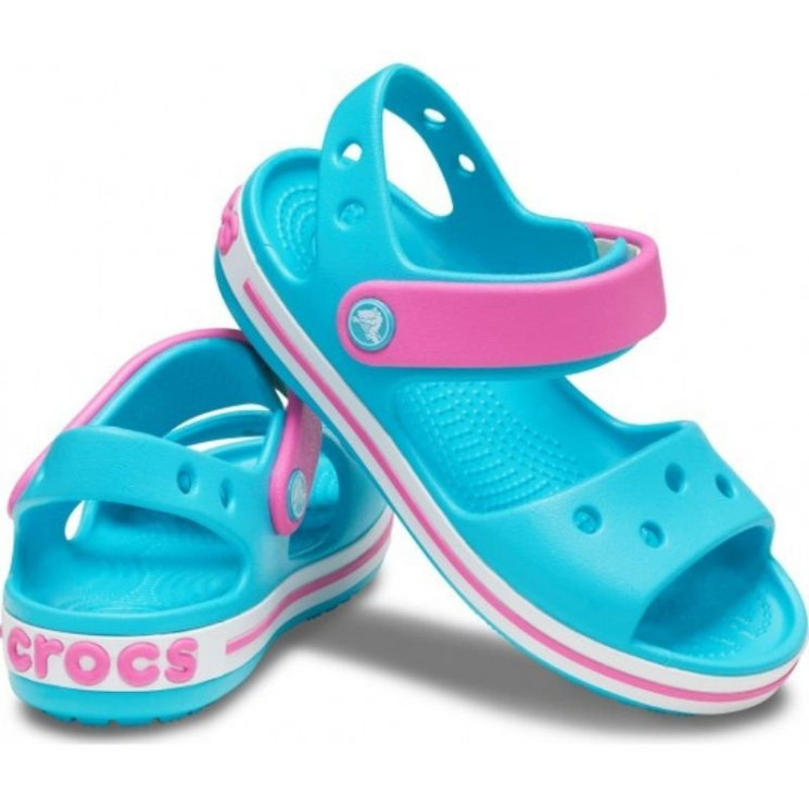 Крокс Крокбенд Сандалі Голубі Дитячі Crocs Crocband Sandal Digital Aqua