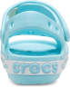 Крокс Крокбенд Сандалі Голубі Дитячі Crocs Crocband Sandal Ice Blue/White