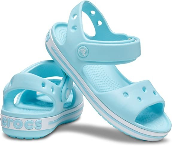 Крокс Крокбенд Сандалі Голубі Дитячі Crocs Crocband Sandal Ice Blue/White