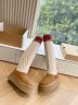 УГГ Платформа Світер Руді ( Коричневі ) UGG Sweater Letter Boots Chestnut