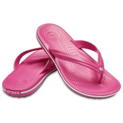 Крокс Крокбенд Фліп Вьетнамки Рожеві Crocs Crocband Flip Flop Paradisw Pink/White