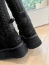 УГГ Платформа Світер Чорні UGG Sweater Letter Boots Black 