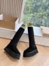 УГГ Платформа Світер Чорні UGG Sweater Letter Boots Black 