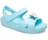 Крокс Сандалі Дитячі Голубі з Метеликом Crocs Classic Kids Cross-Strap Sandal Ice Blue