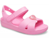 Крокс Сандалі Дитячі Рожеві з Сердцем Crocs Classic Cross-Strap Sandal Pink Lemonade